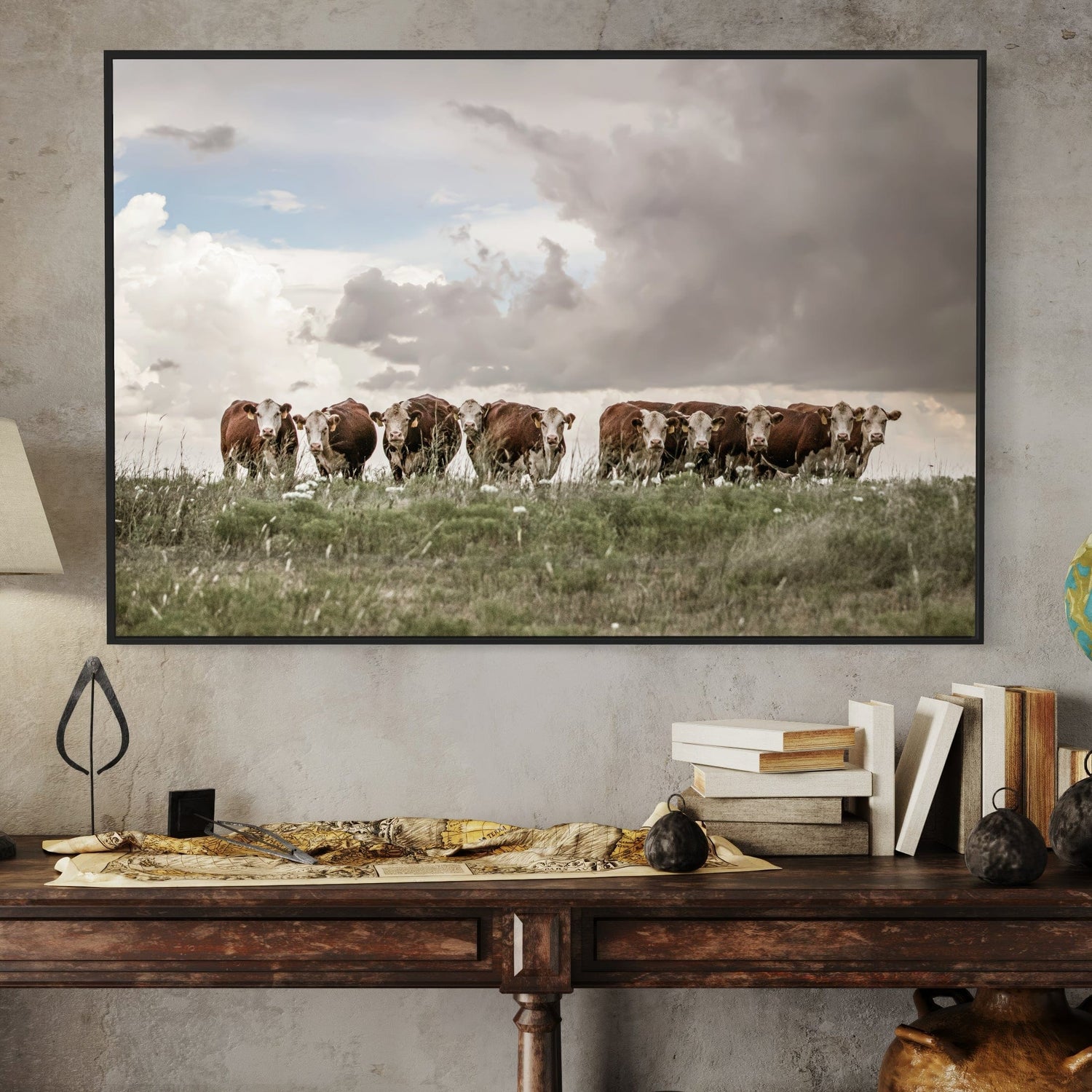 Hereford Cattle Wall Art