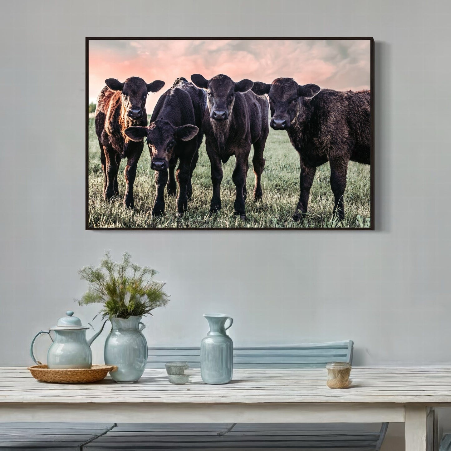 Black Angus Nursery Decor Wall Art Teri James Photography