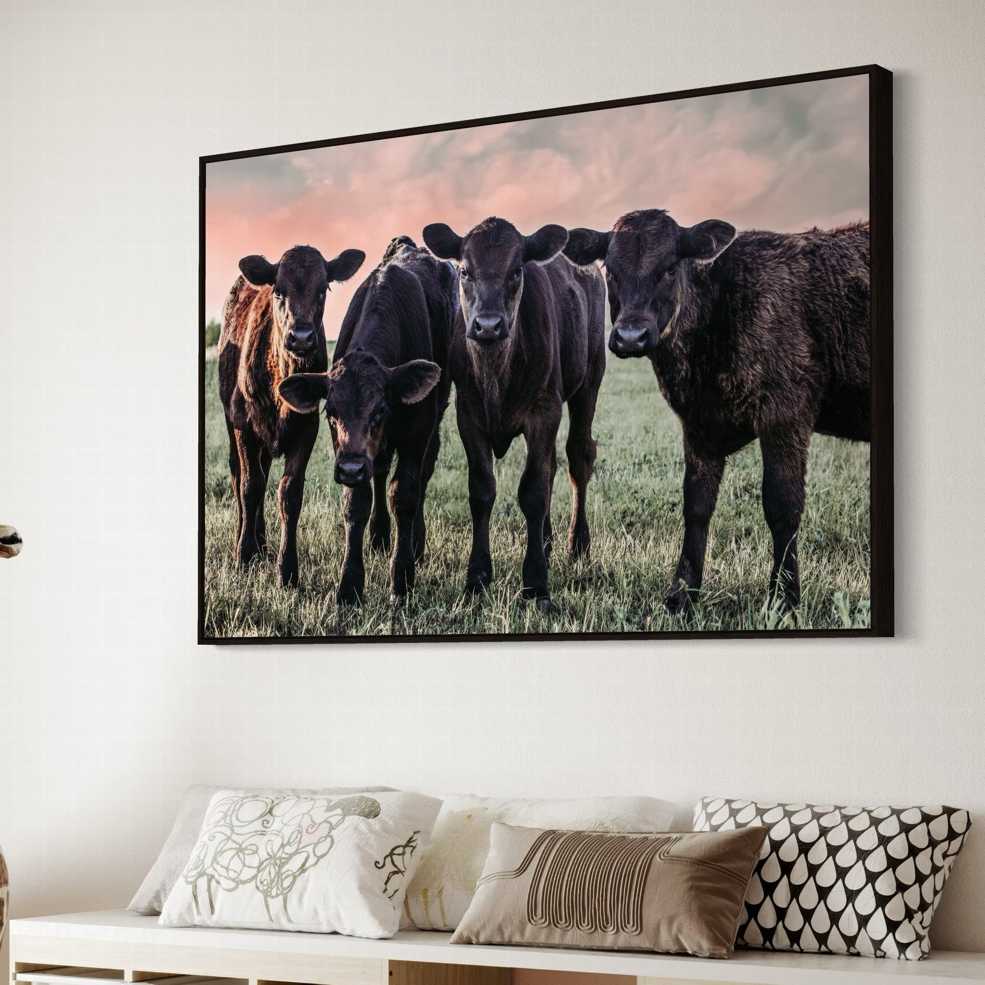 Black Angus Nursery Decor Wall Art Teri James Photography