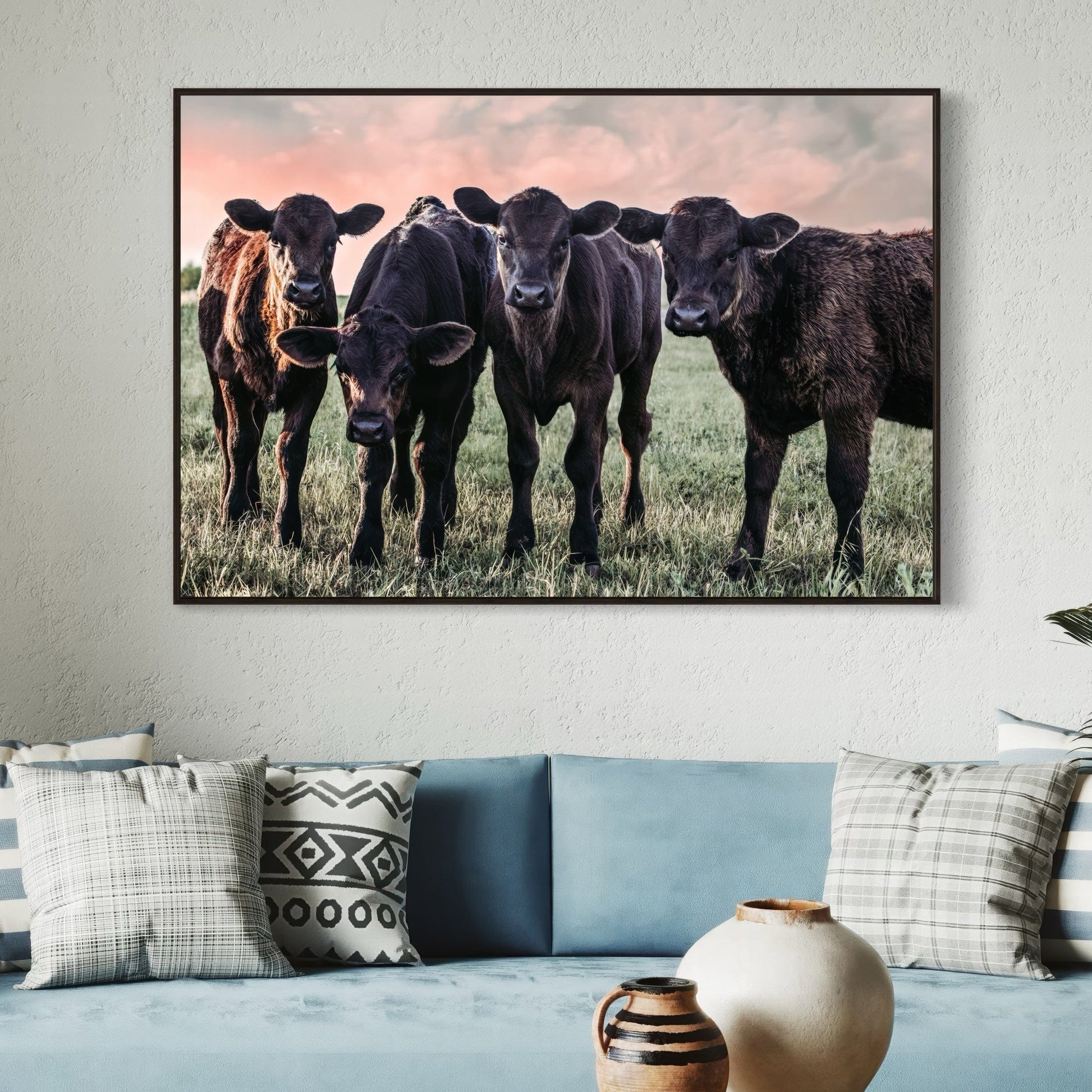 Black Angus Nursery Decor Wall Art Teri James Photography