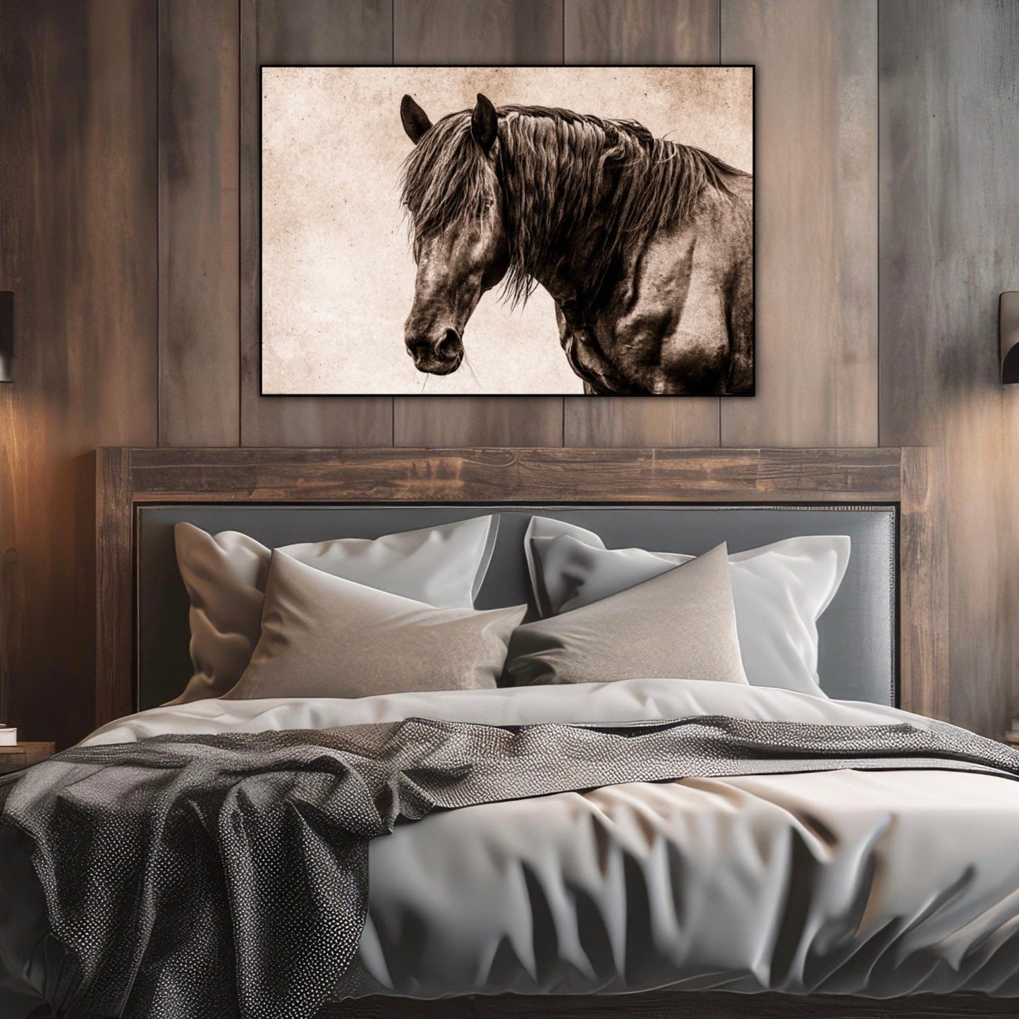 Black Horse Canvas Wall Art Wall Art Teri James Photography