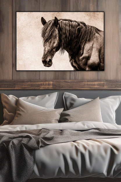 Black Horse Canvas Wall Art Wall Art Teri James Photography