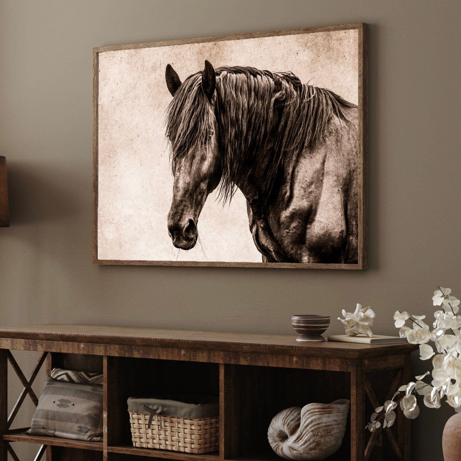 Black Horse Canvas Wall Art Wall Art Teri James Photography