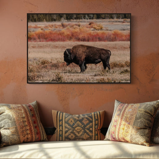 Buffalo Wall Decor - Yellowstone Bison Wall Art Teri James Photography