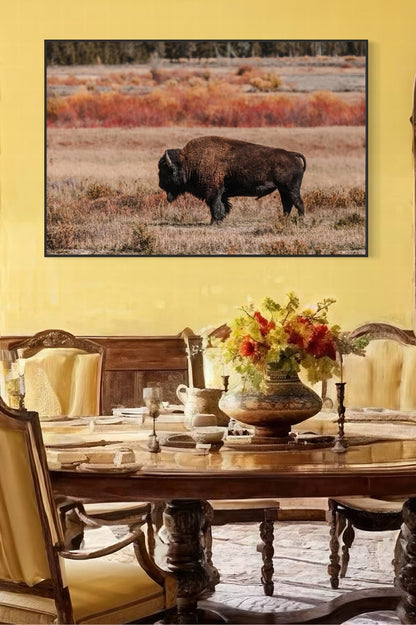 Buffalo Wall Decor - Yellowstone Bison Wall Art Teri James Photography