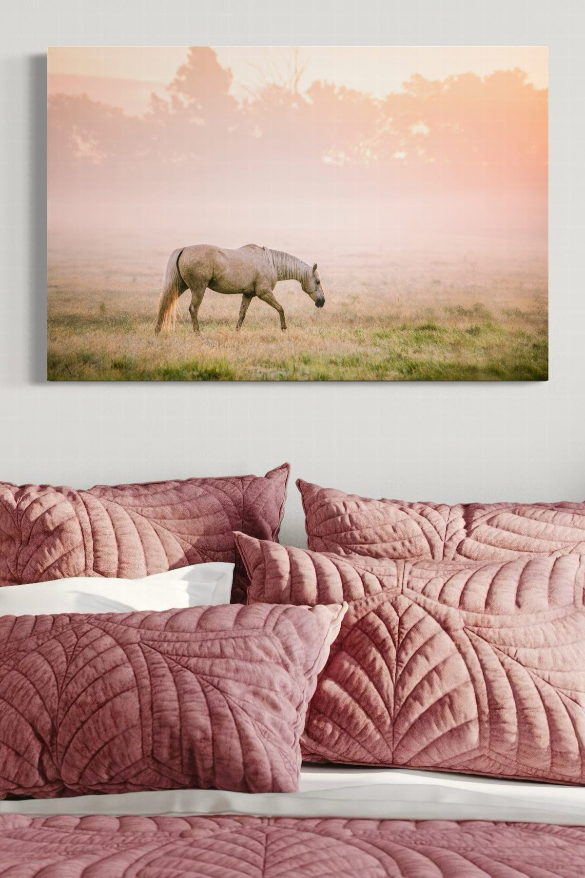 Cowgirl Nursery Decor - Palomino Horse Wall Art Teri James Photography