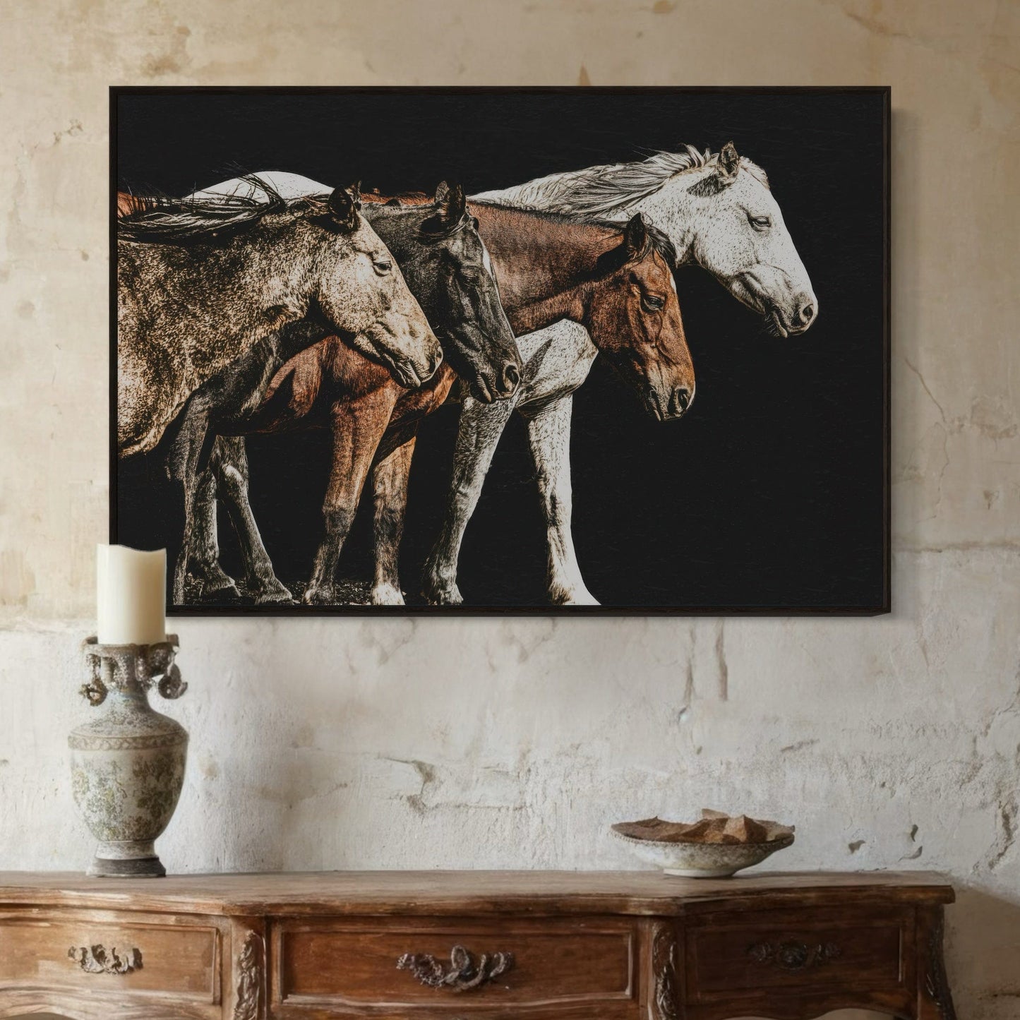 Dramatic Horse Wall Art Wall Art Teri James Photography