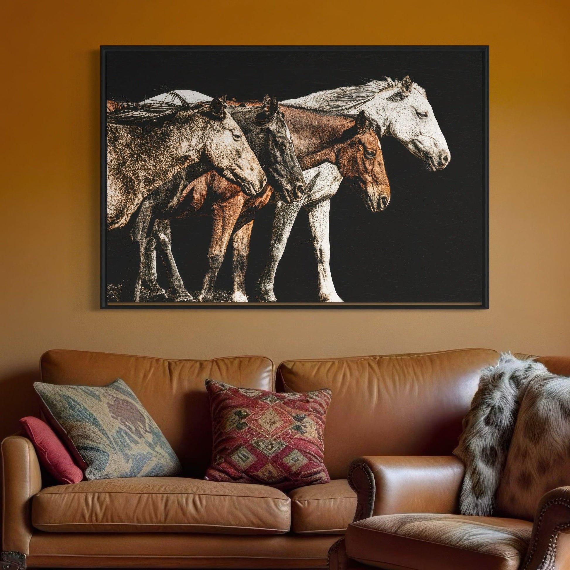 Dramatic Horse Wall Art Wall Art Teri James Photography