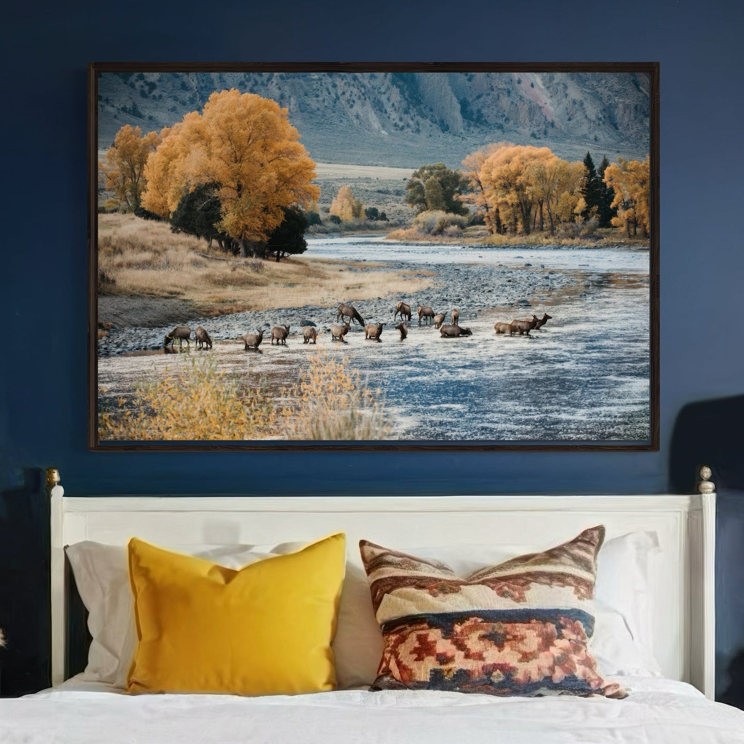 Elk in Paradise Valley Print Wall Art Teri James Photography