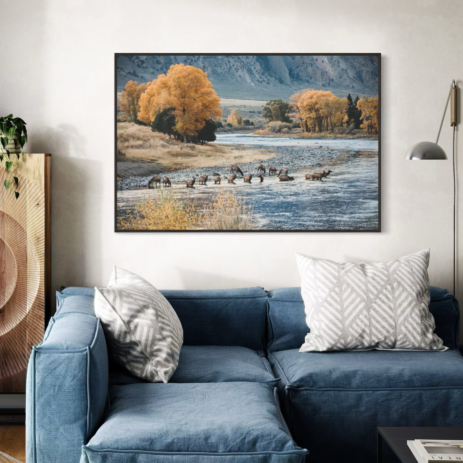 Elk in Paradise Valley Print Wall Art Teri James Photography