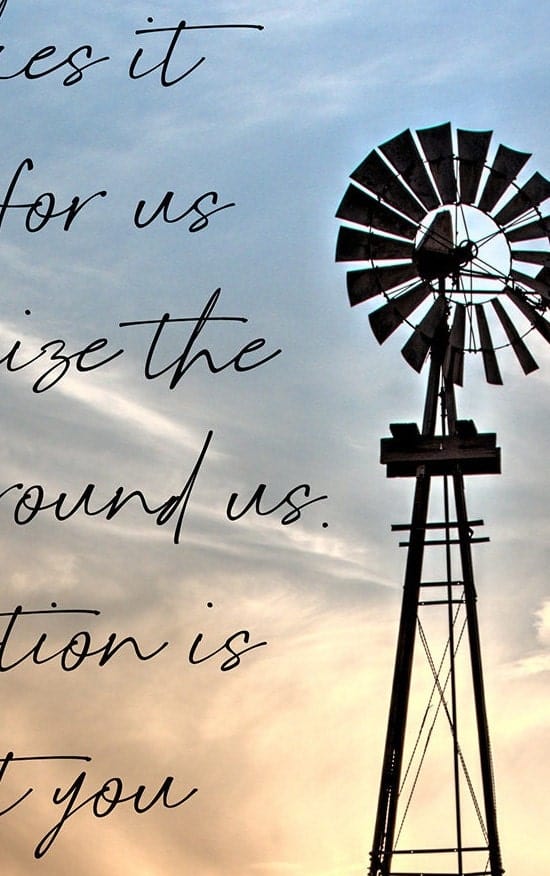 Henry David Thoreau Quote - Old Windmill Art Wall Art Teri James Photography