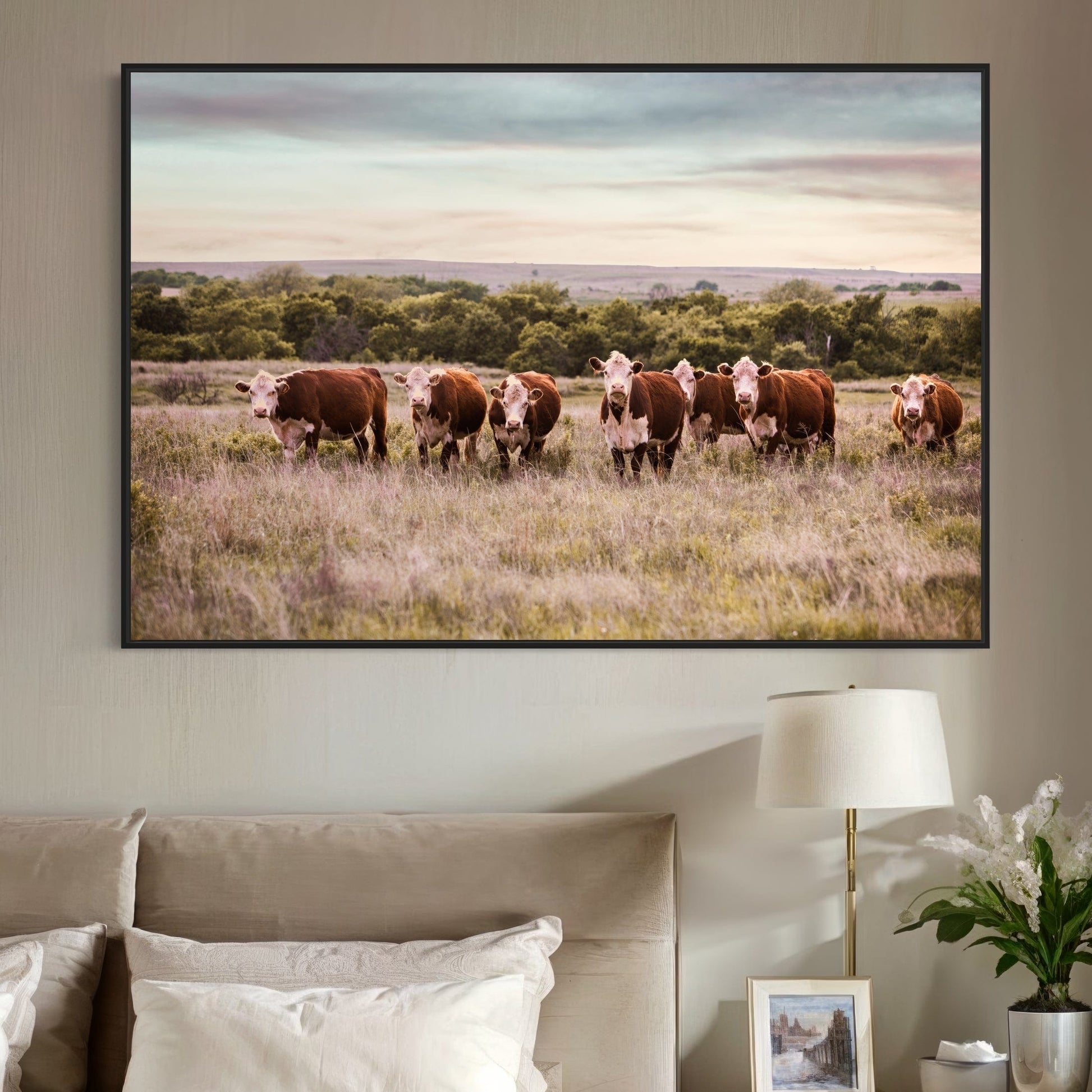 Hereford Cattle Wall Art Wall Art Teri James Photography