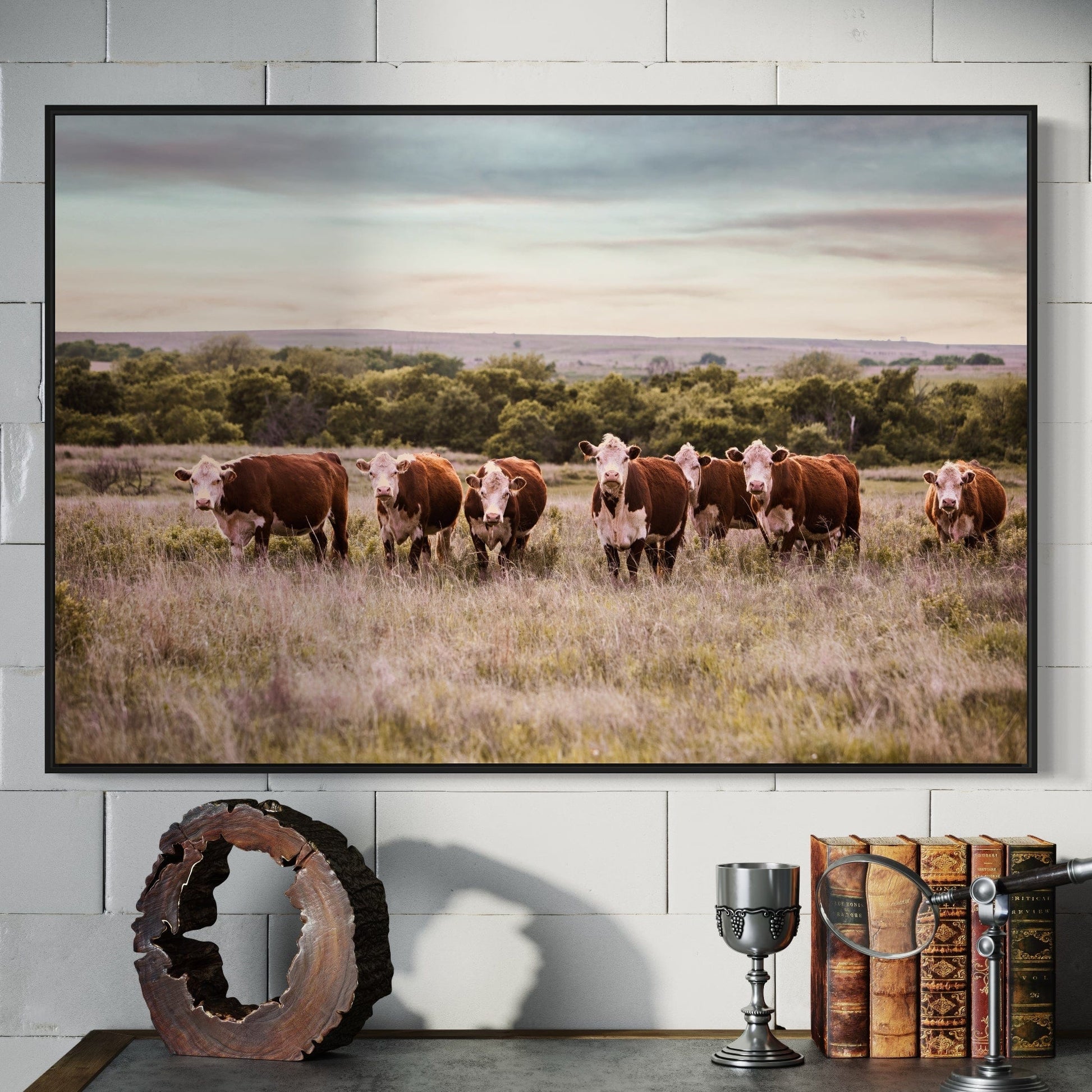 Hereford Cattle Wall Art Wall Art Teri James Photography