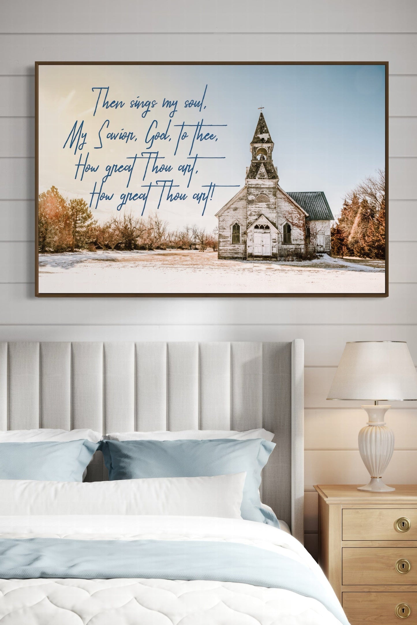 How Great Thou Art Lyrics & Old Church Wall Art Teri James Photography