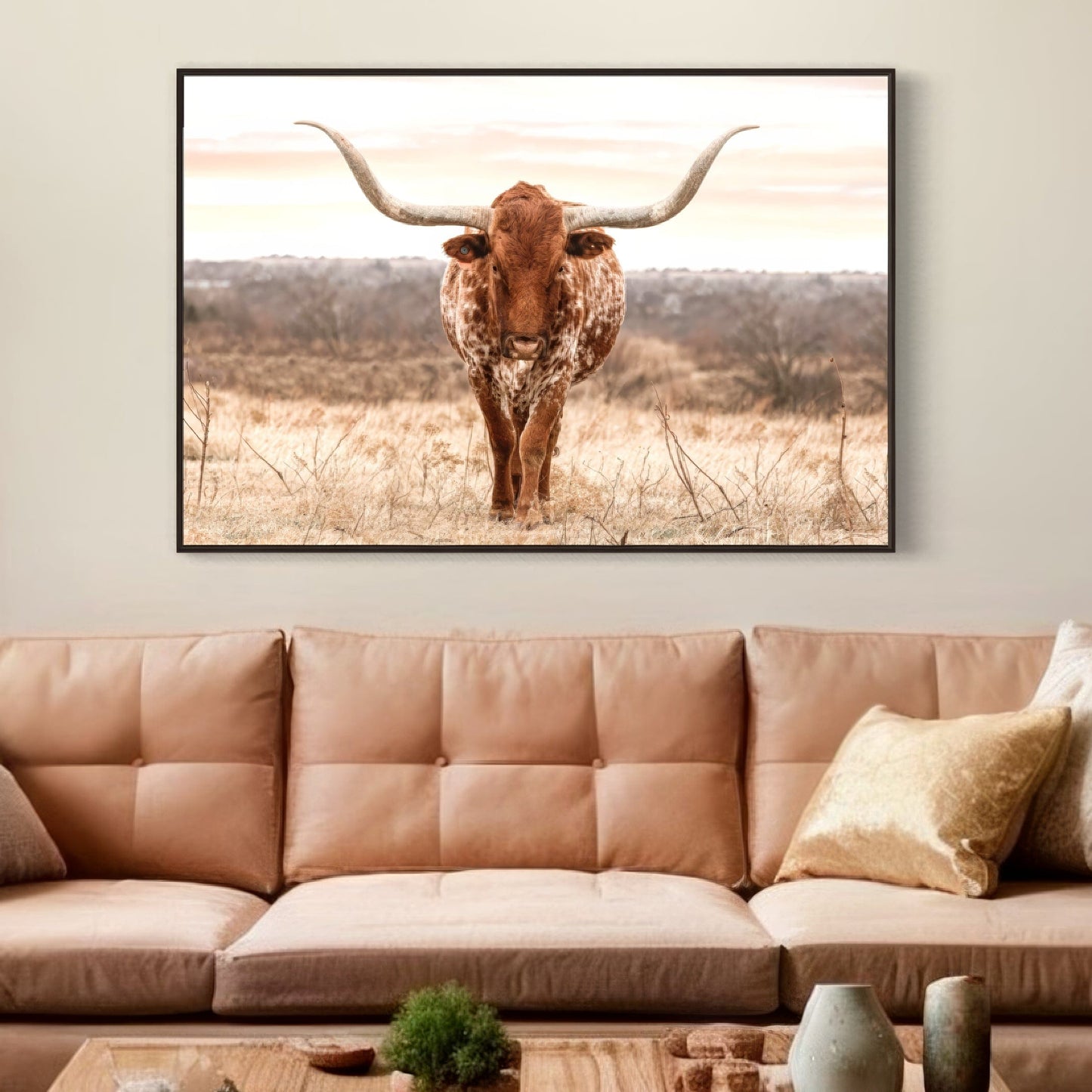 Large Texas Longhorn Wall Art Wall Art Teri James Photography