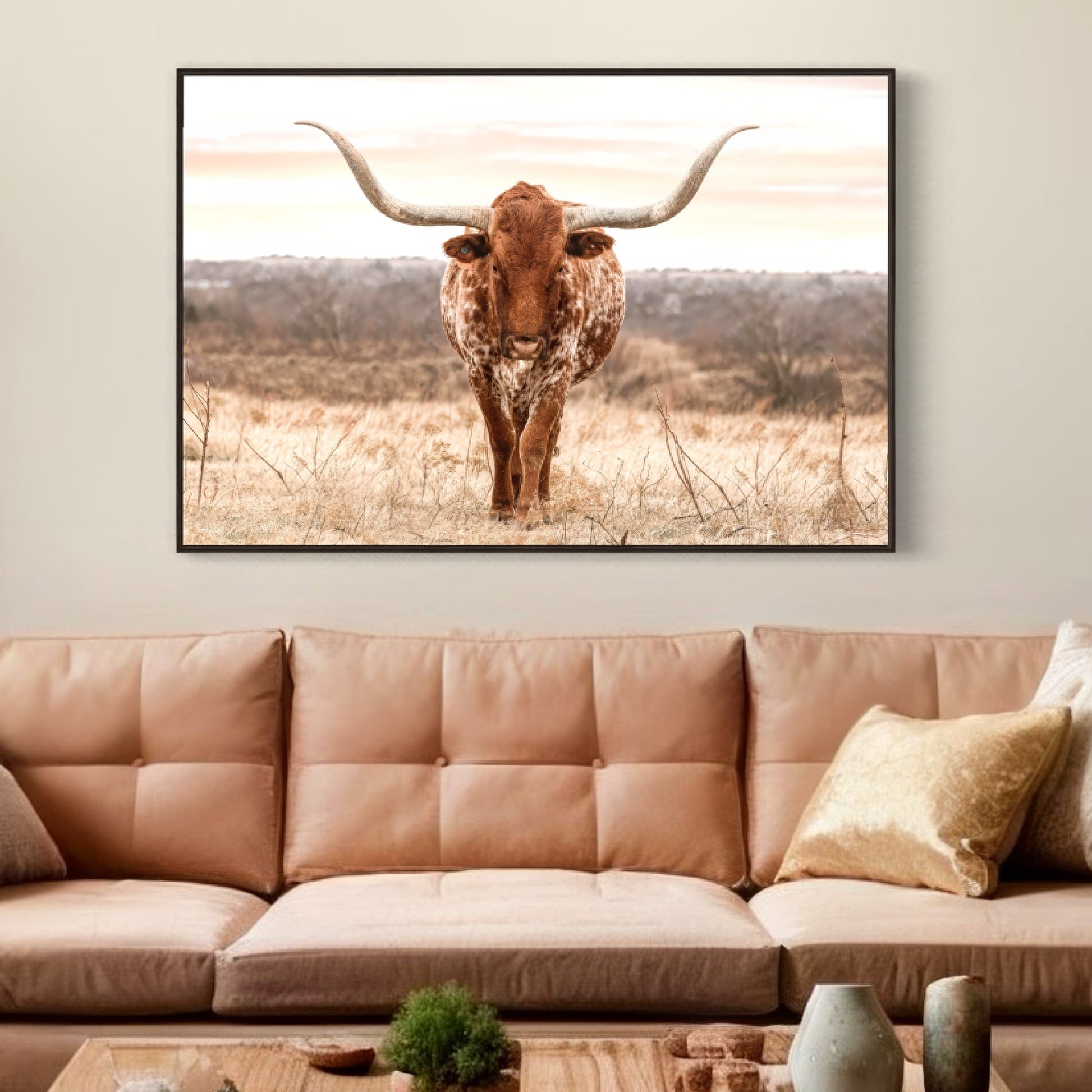 Large Texas Longhorn Wall Art Wall Art Teri James Photography