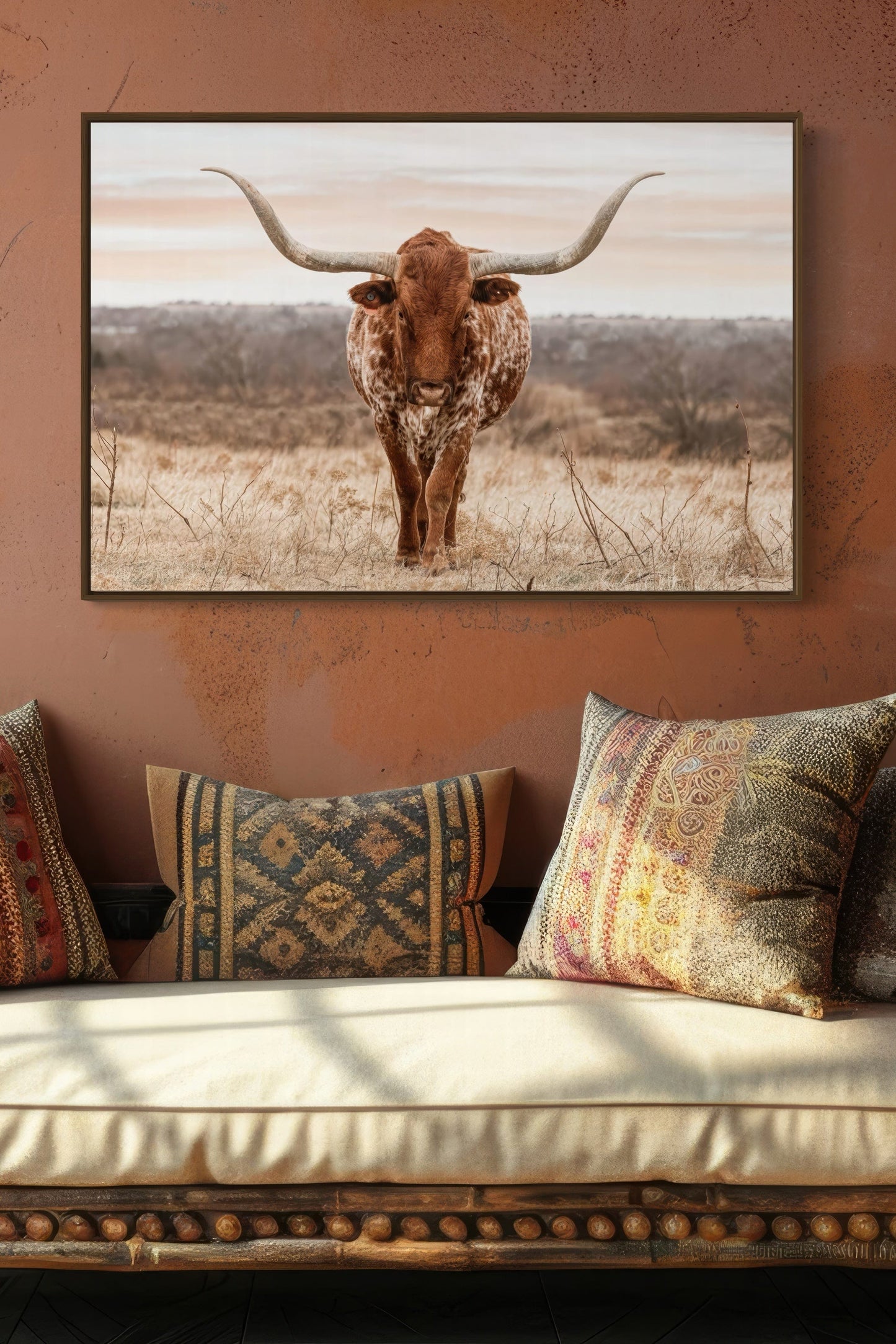 Large Texas Longhorn Wall Art Wall Art Teri James Photography