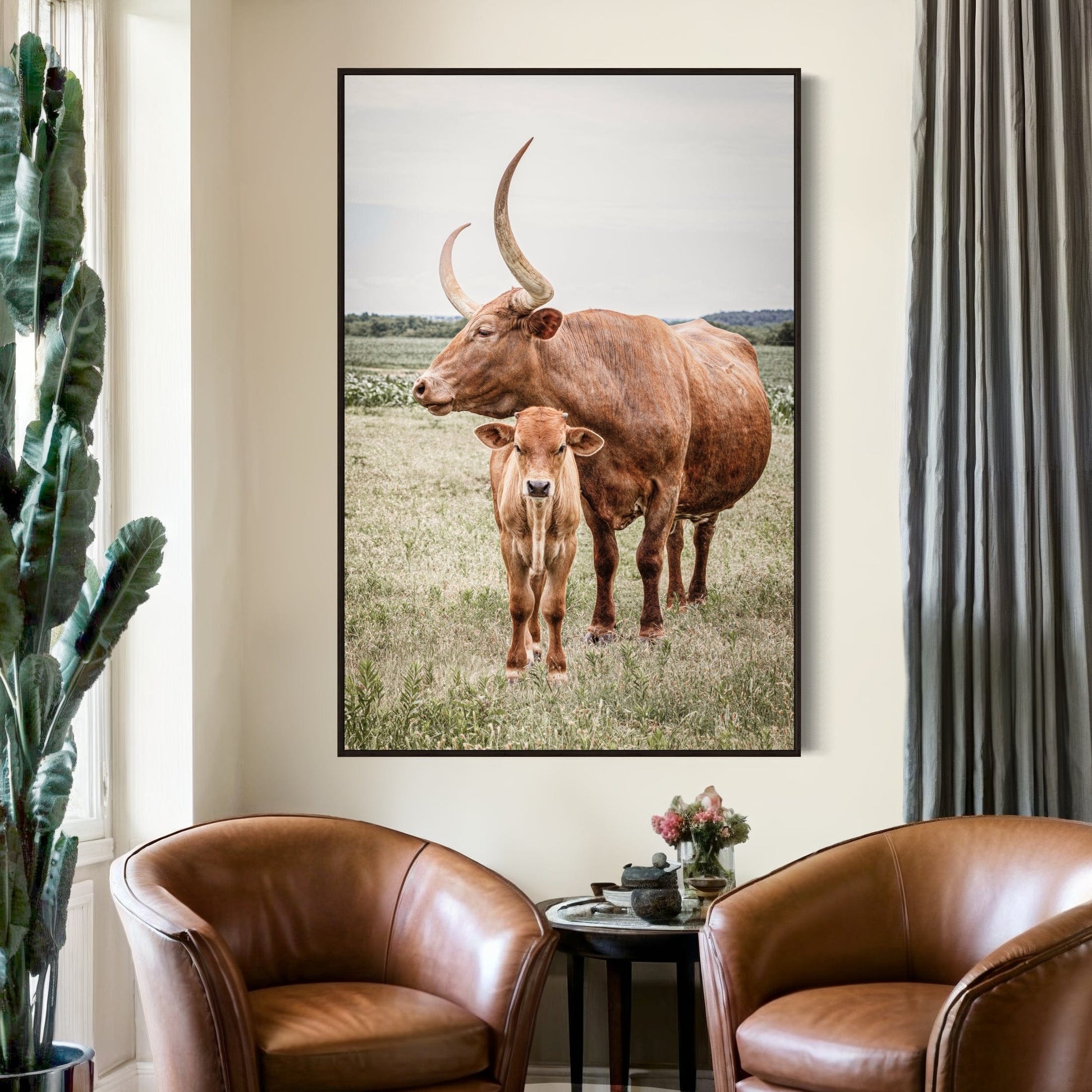 Longhorn Art Canvas Print Wall Art Teri James Photography