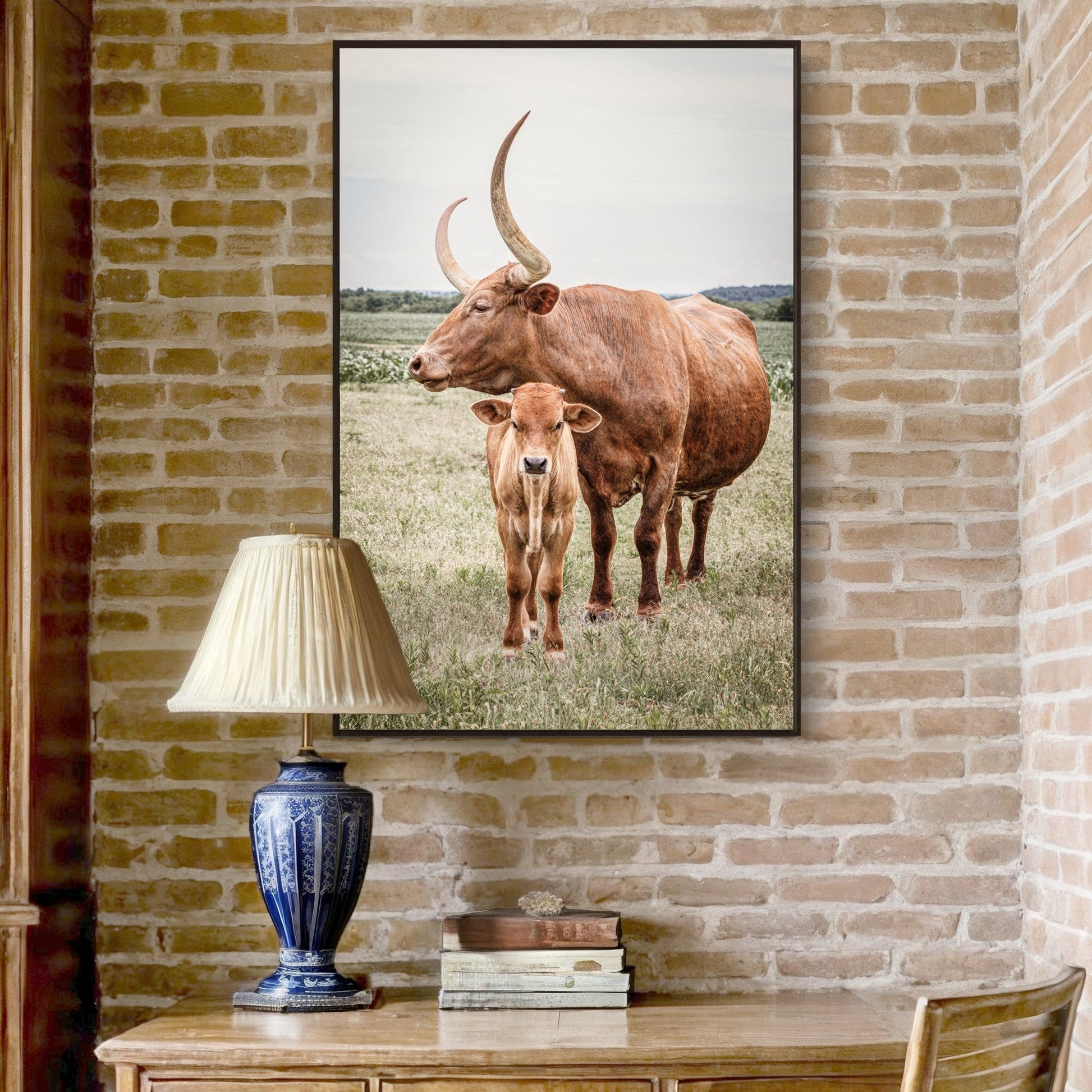 Longhorn Art Canvas Print Wall Art Teri James Photography