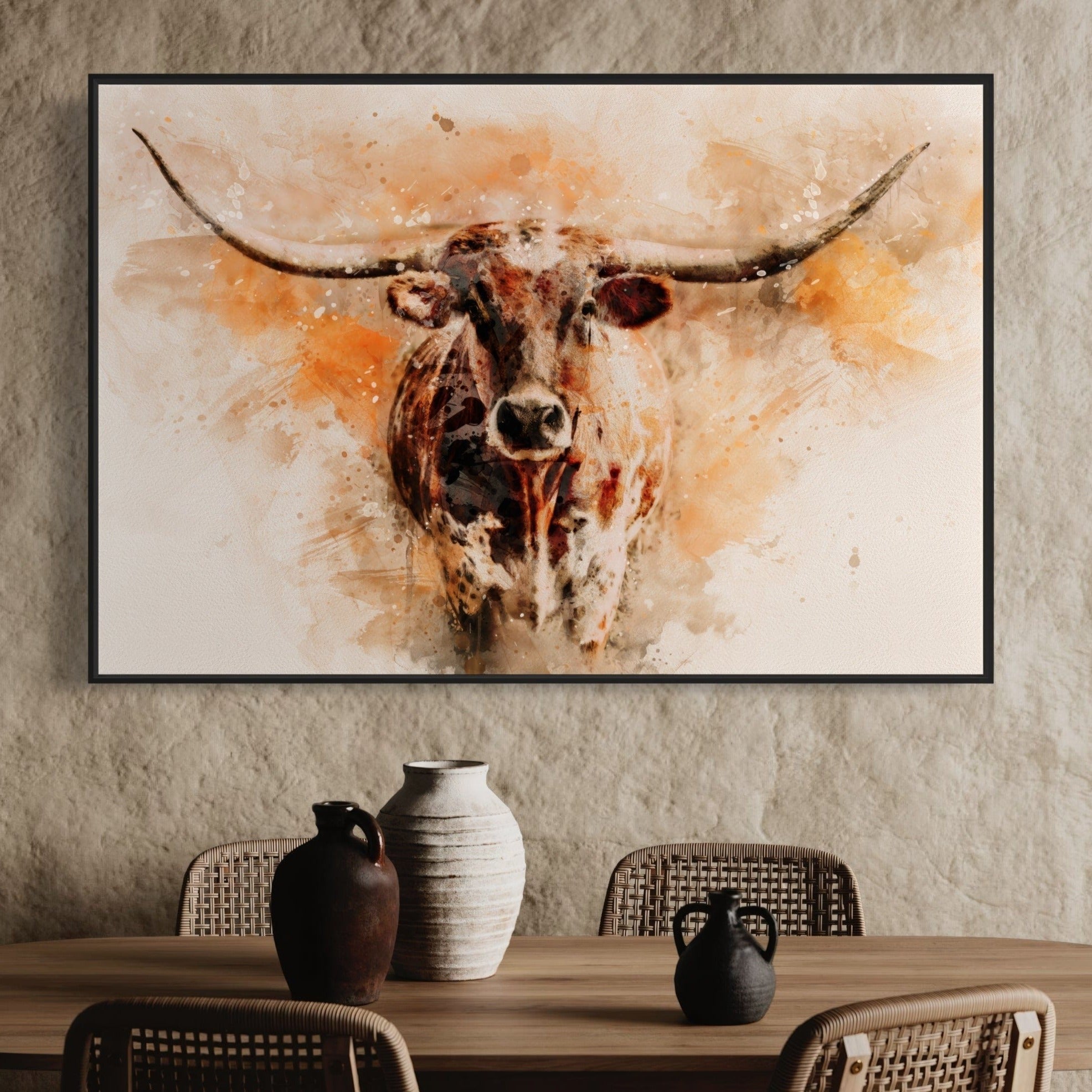 Custom Last Name Texas Western Art retailer