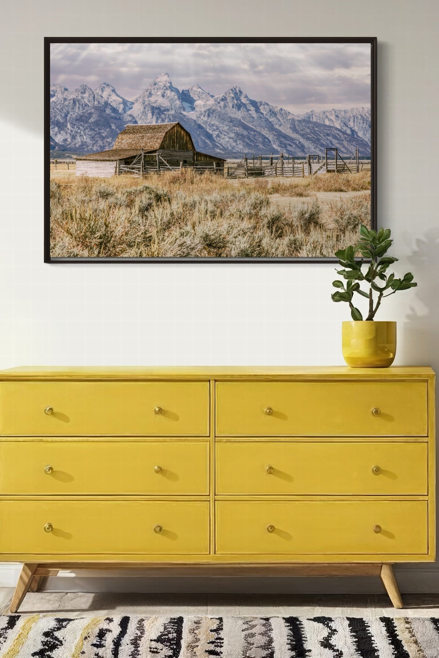 Moulton Barn Teton Mountains Rustic Wall Art Wall Art Teri James Photography