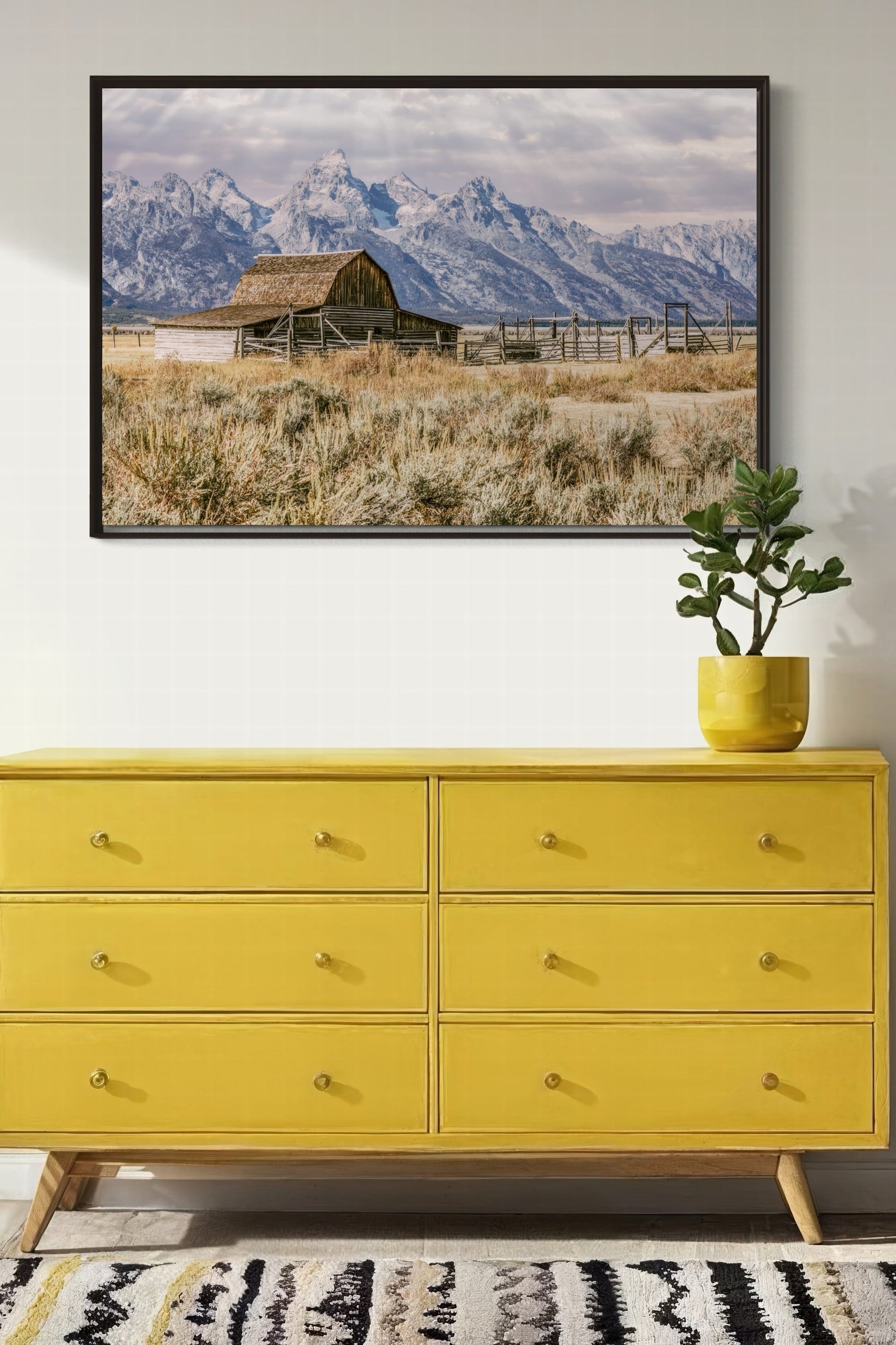 Moulton Barn Teton Mountains Rustic Wall Art Wall Art Teri James Photography