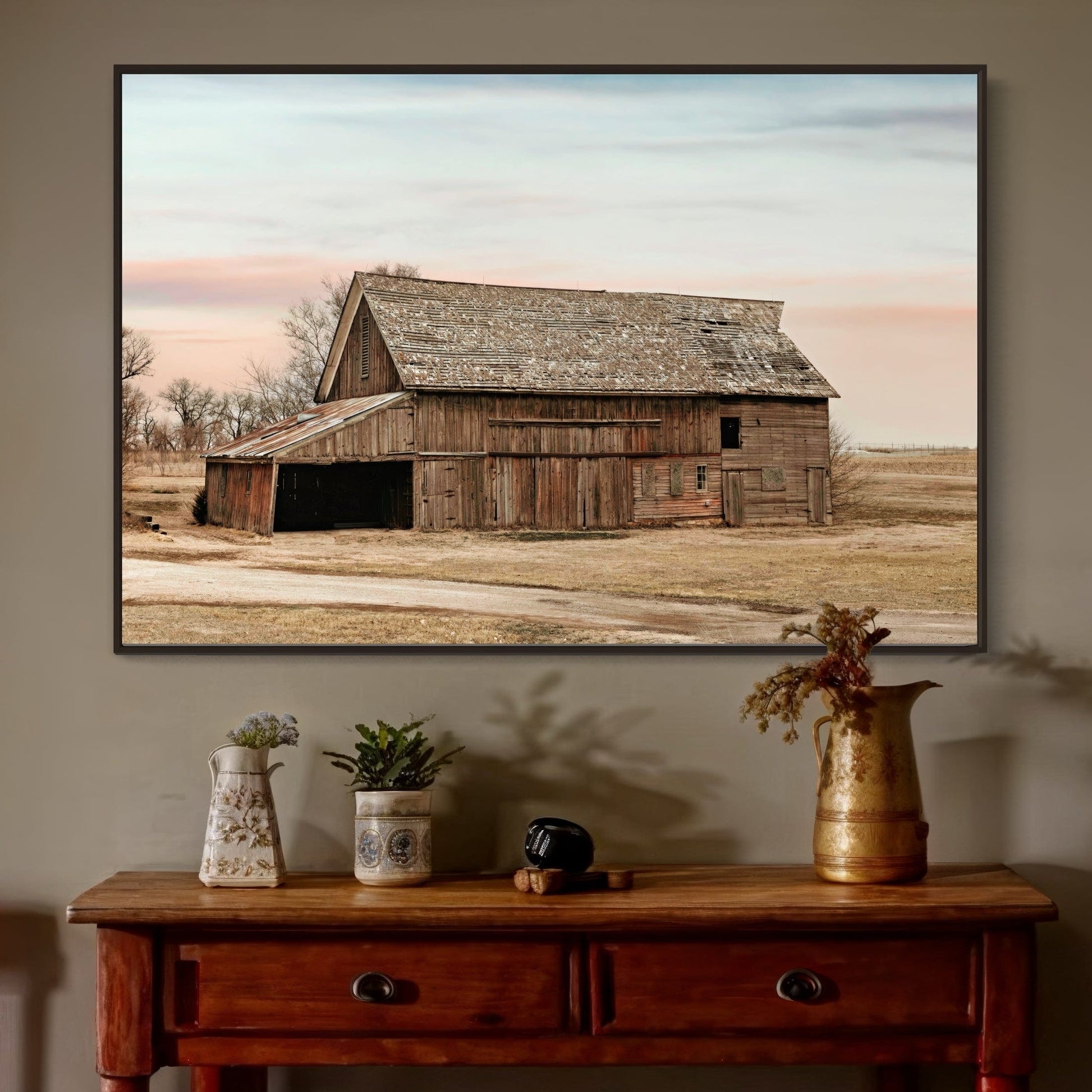 Old Barn Rustic Wall Art Canvas Wall Art Teri James Photography