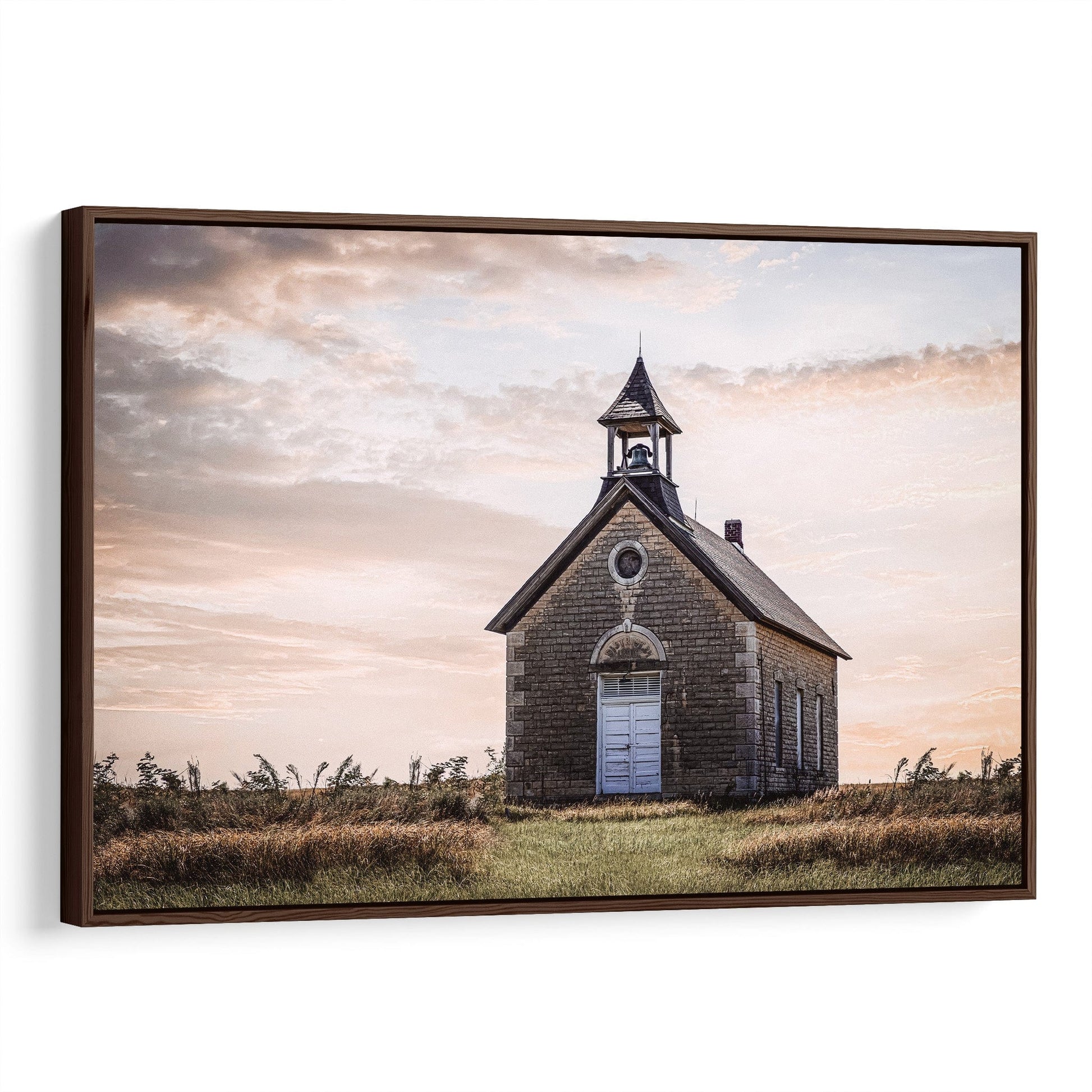 Old Schoolhouse Canvas Print Canvas-Black Frame / 12 x 18 Inches Wall Art Teri James Photography