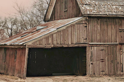 Old Barn Rustic Wall Art Canvas