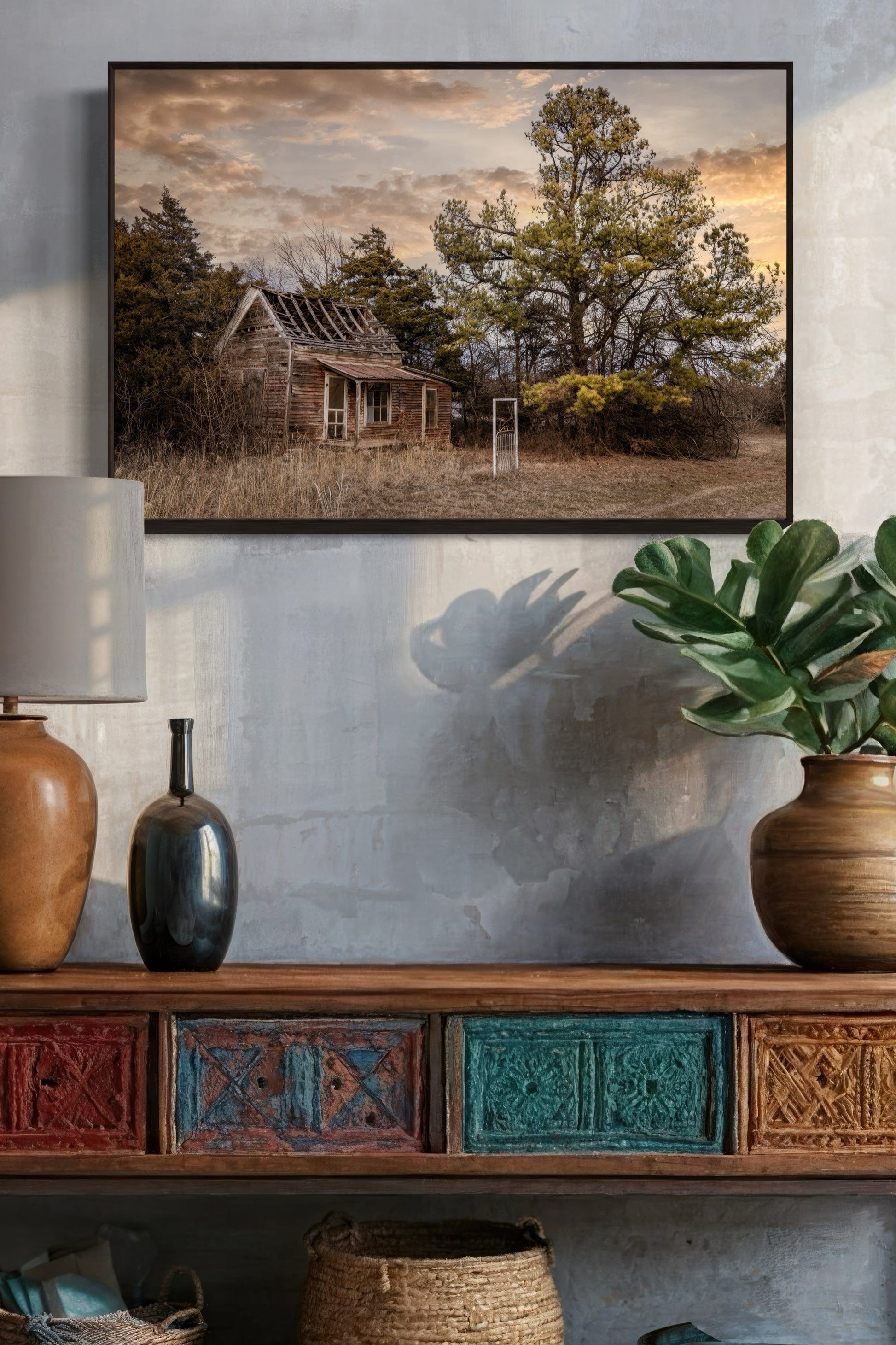 Rustic Farm Home Decor - Country Farmhouse Wall Art Teri James Photography