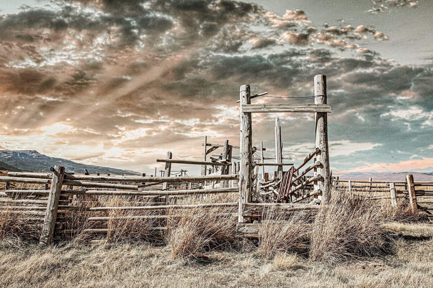 Rustic Montana Scenic Print Paper Photo Print / 12 x 18 Inches Wall Art Teri James Photography