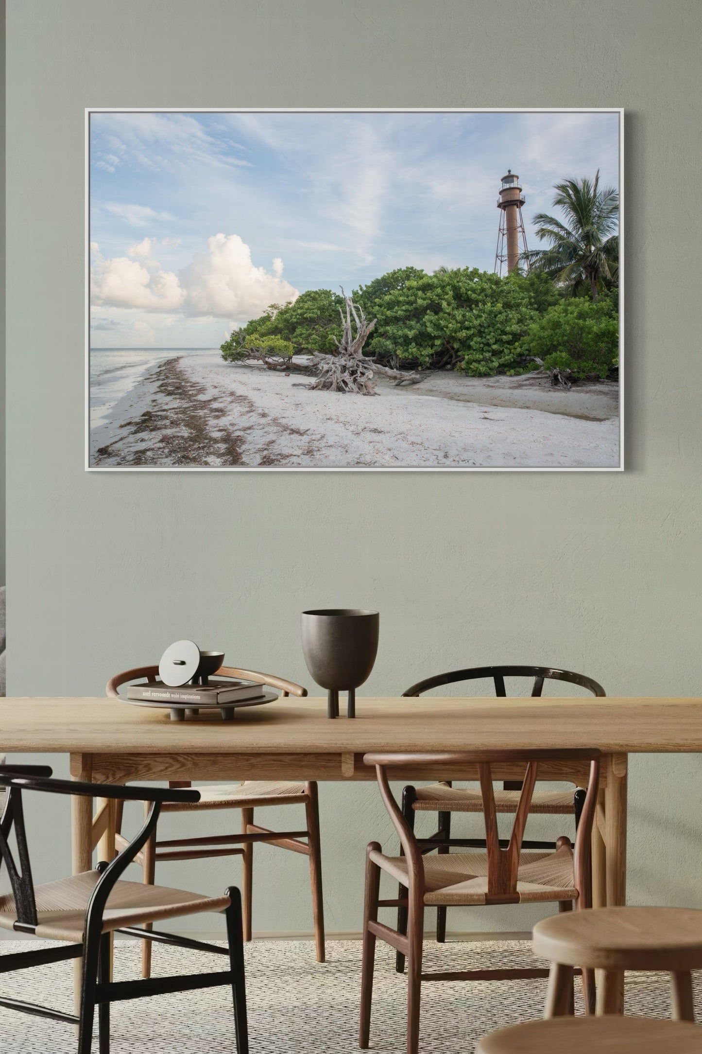 Sanibel Island Lighthouse Beach Canvas Wall Art Teri James Photography