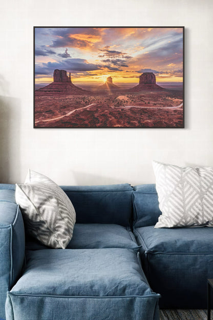 Southwest Home Decor Wall Art - Monument Valley Wall Art Teri James Photography