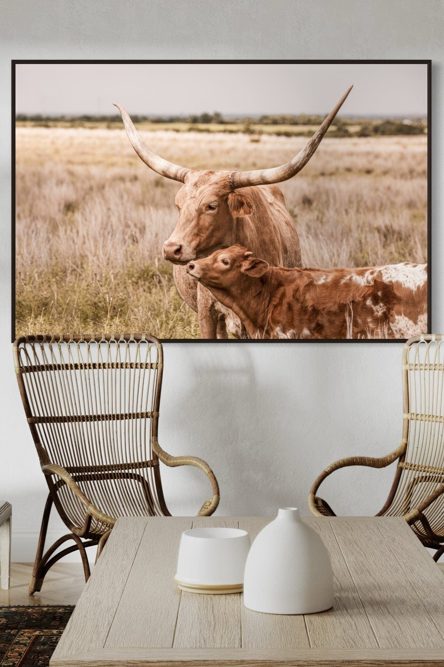 Texas Longhorn Nursery Decor Wall Art Teri James Photography