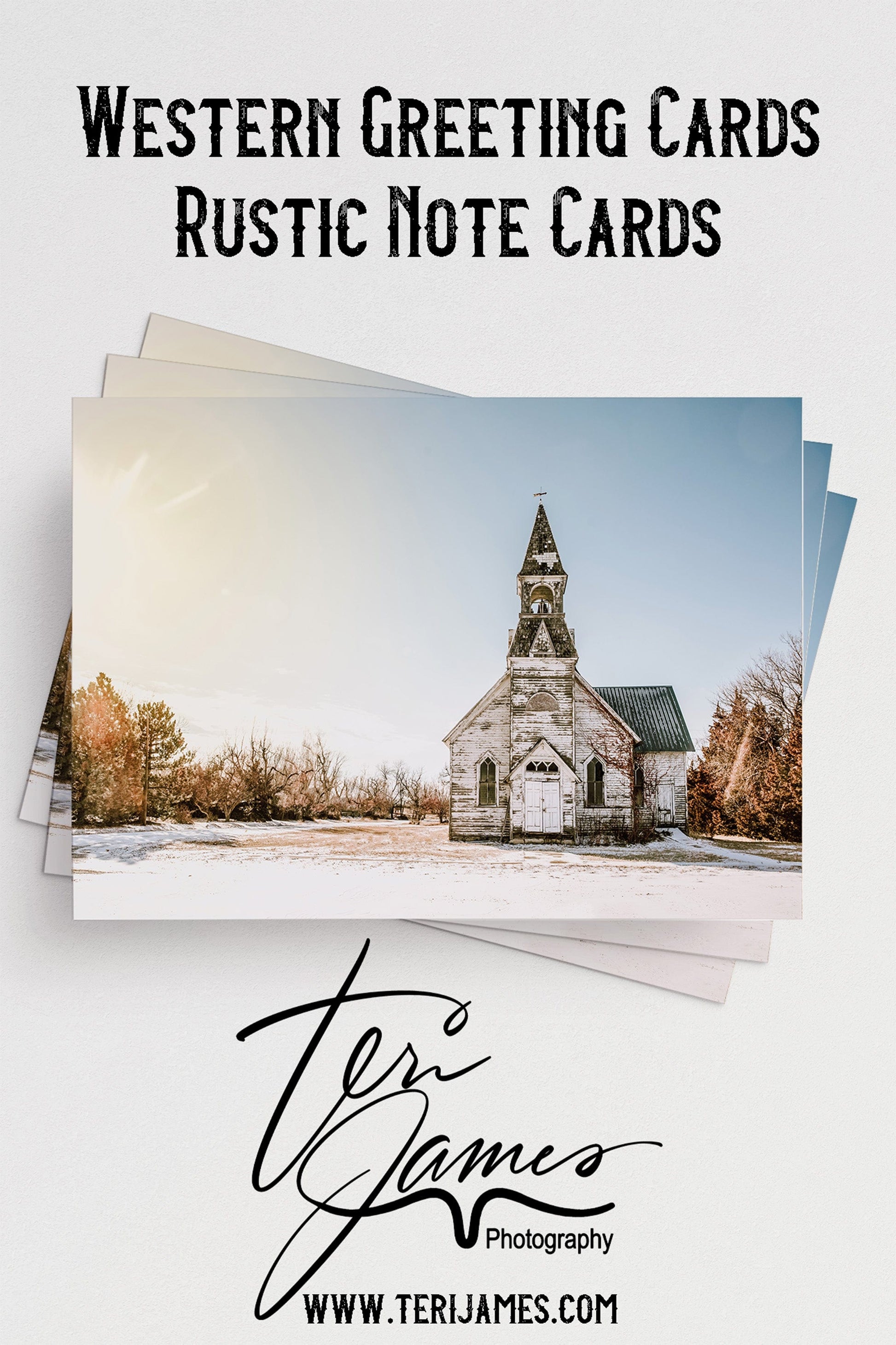 Western Greeting Cards - Rustic Note Cards Greeting cards Teri James Photography