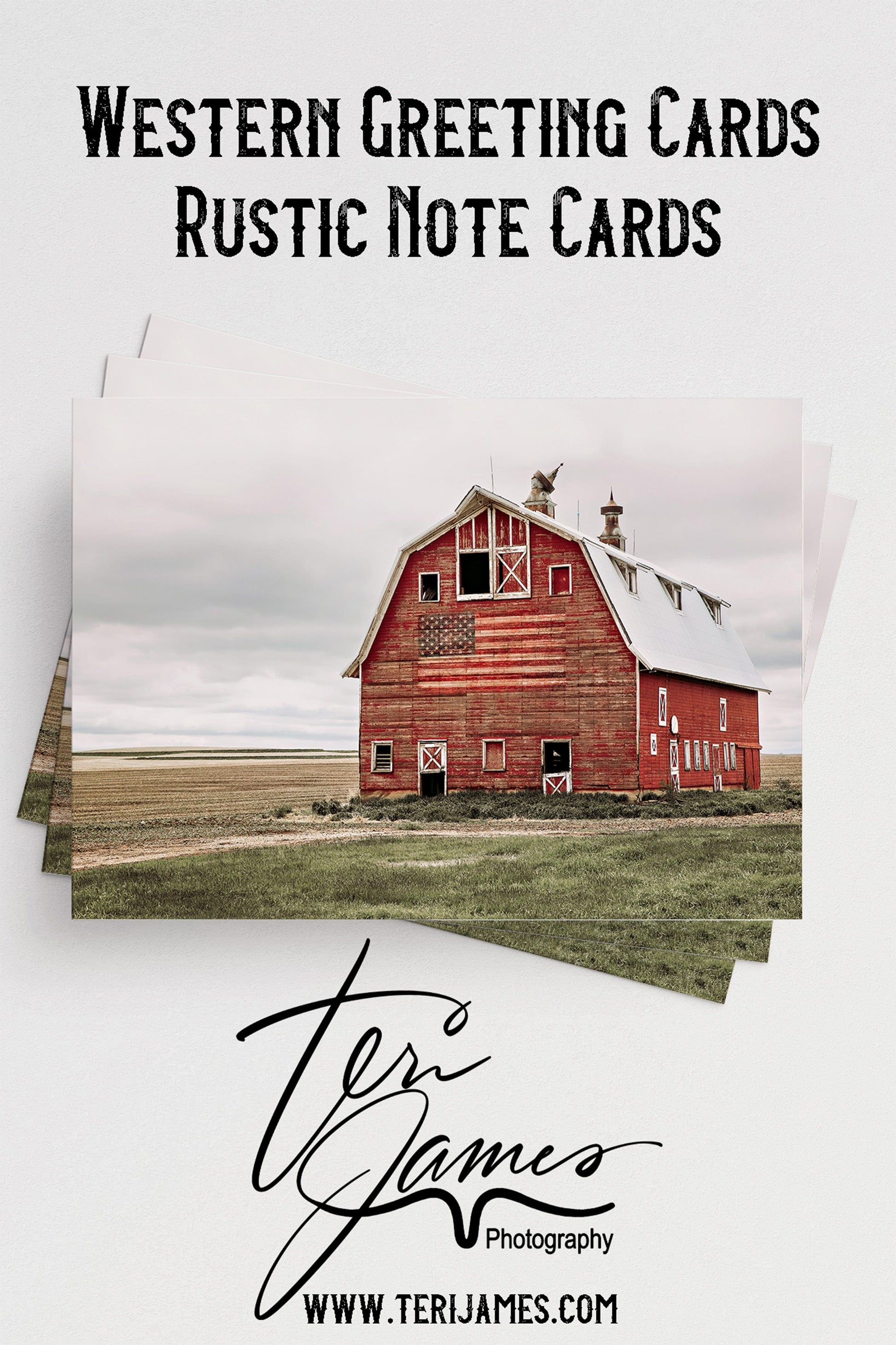 Western Greeting Cards - Rustic Note Cards Greeting cards Teri James Photography