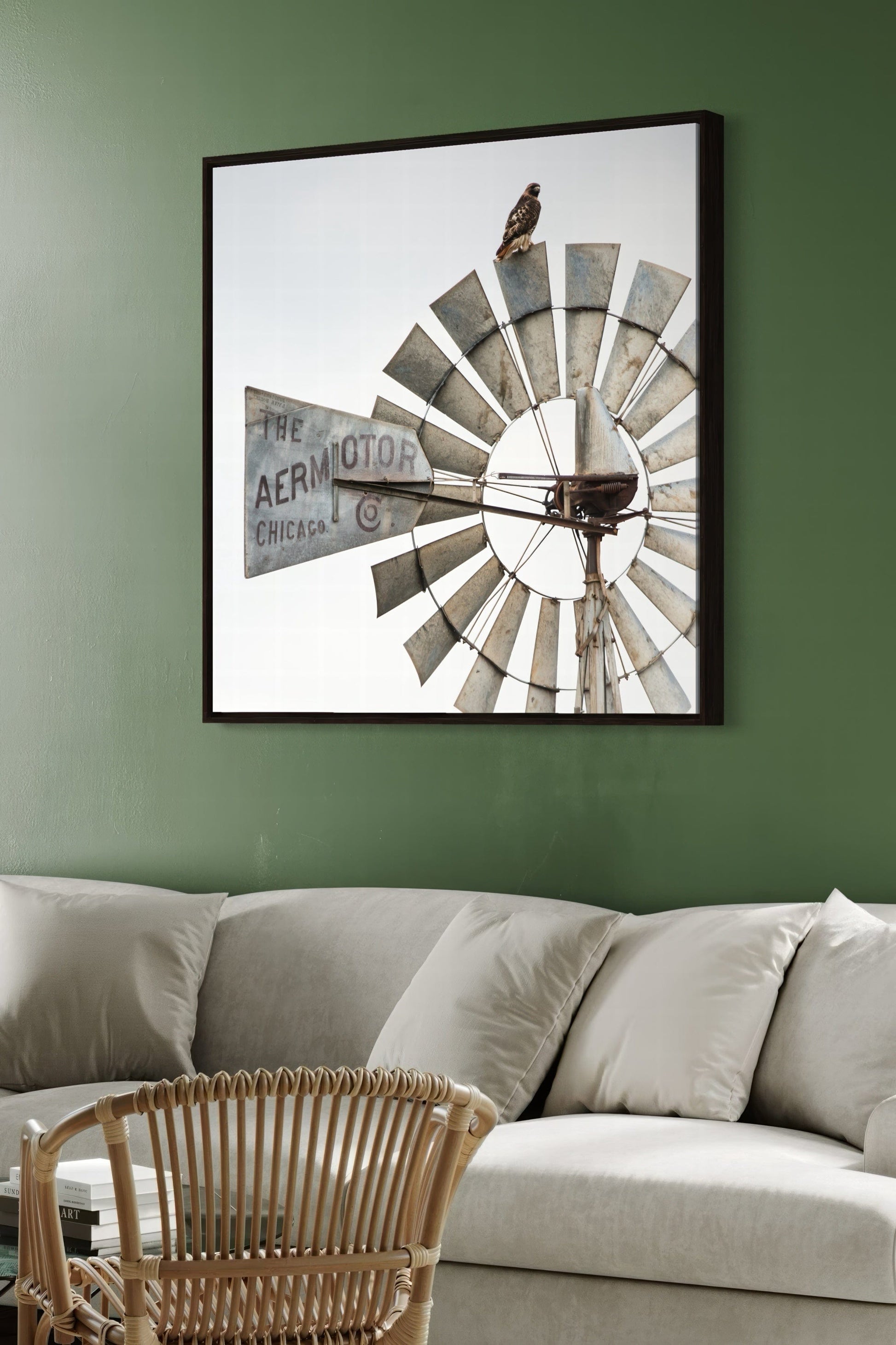 Windmill Wall Decor Modern Farmhouse Art Wall Art Teri James Photography