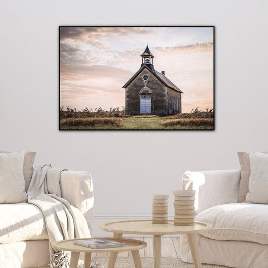 Old Schoolhouse Canvas Print Wall Art Teri James Photography